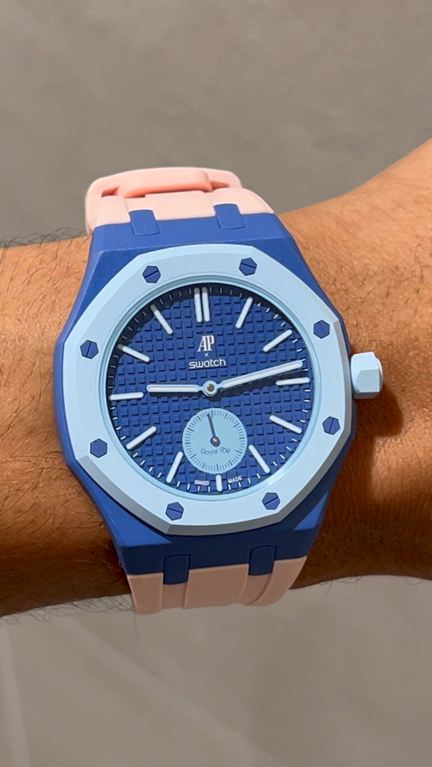 Swatch x Audemars Piguet "Blueberry"
