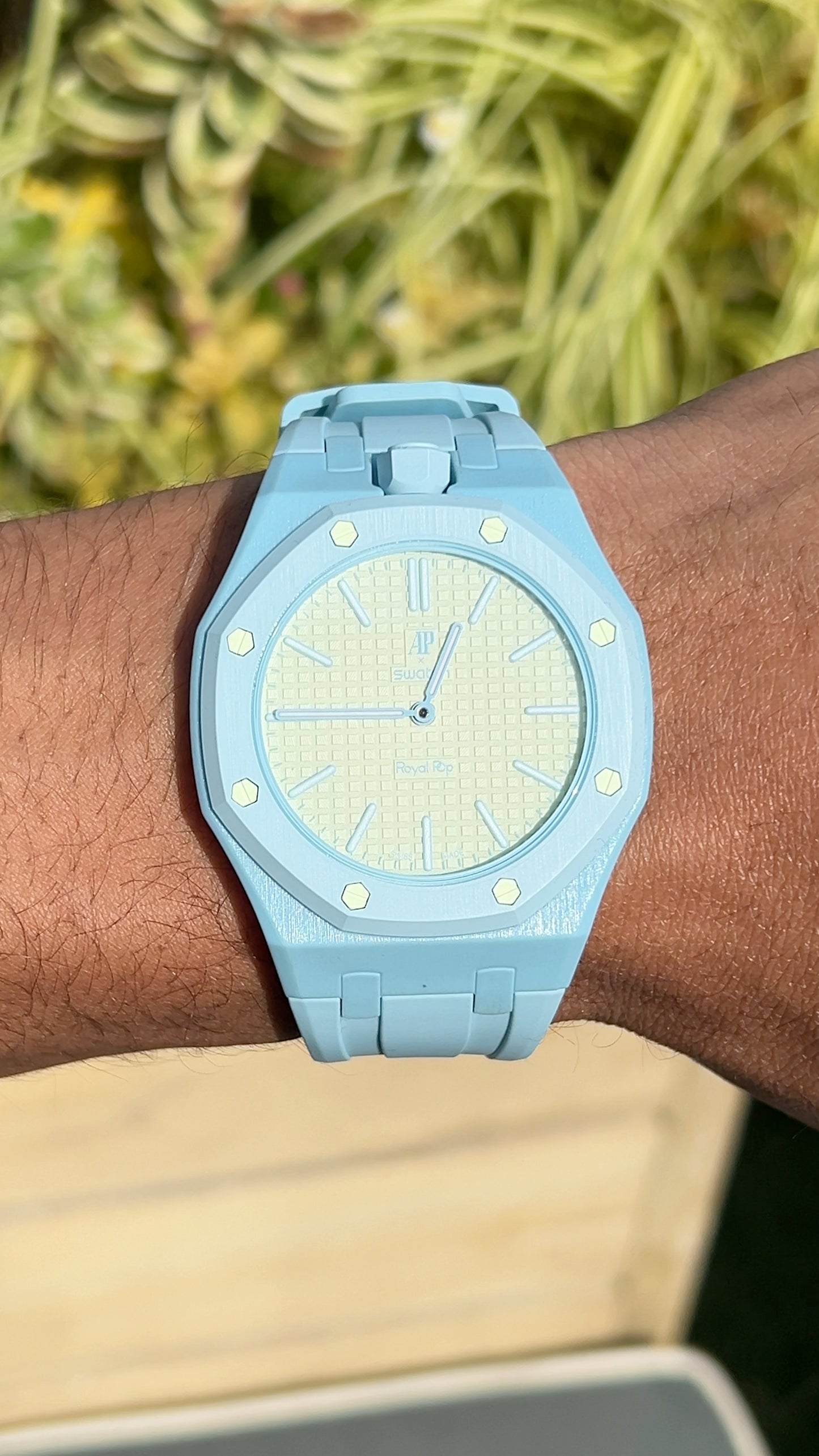 Swatch x Audemars Piguet "Baby Blue"