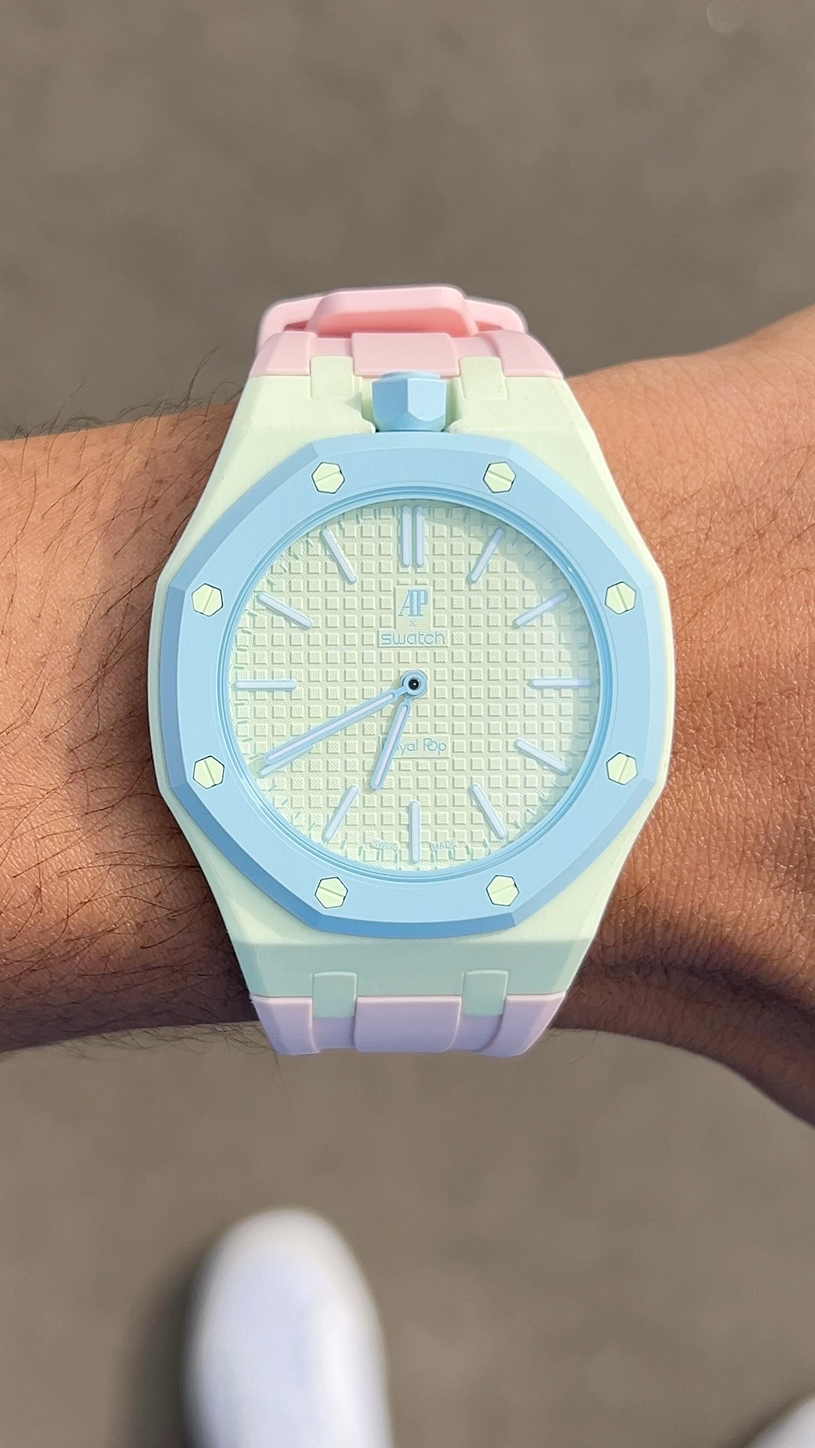 Swatch x Audemars Piguet "Pastel Green"
