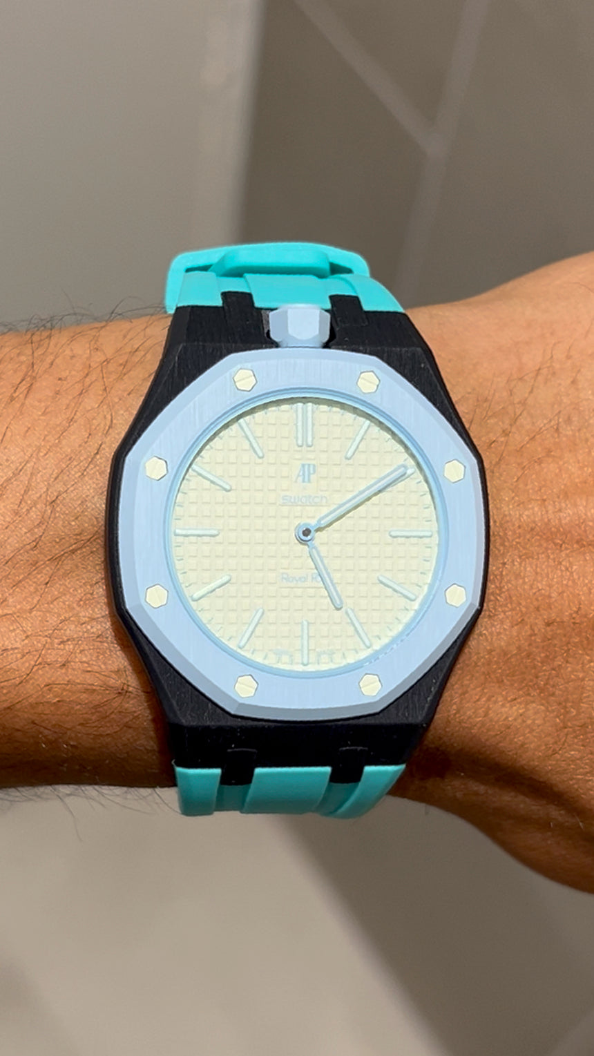 Swatch x Audemars Piguet "Burnt Blue"
