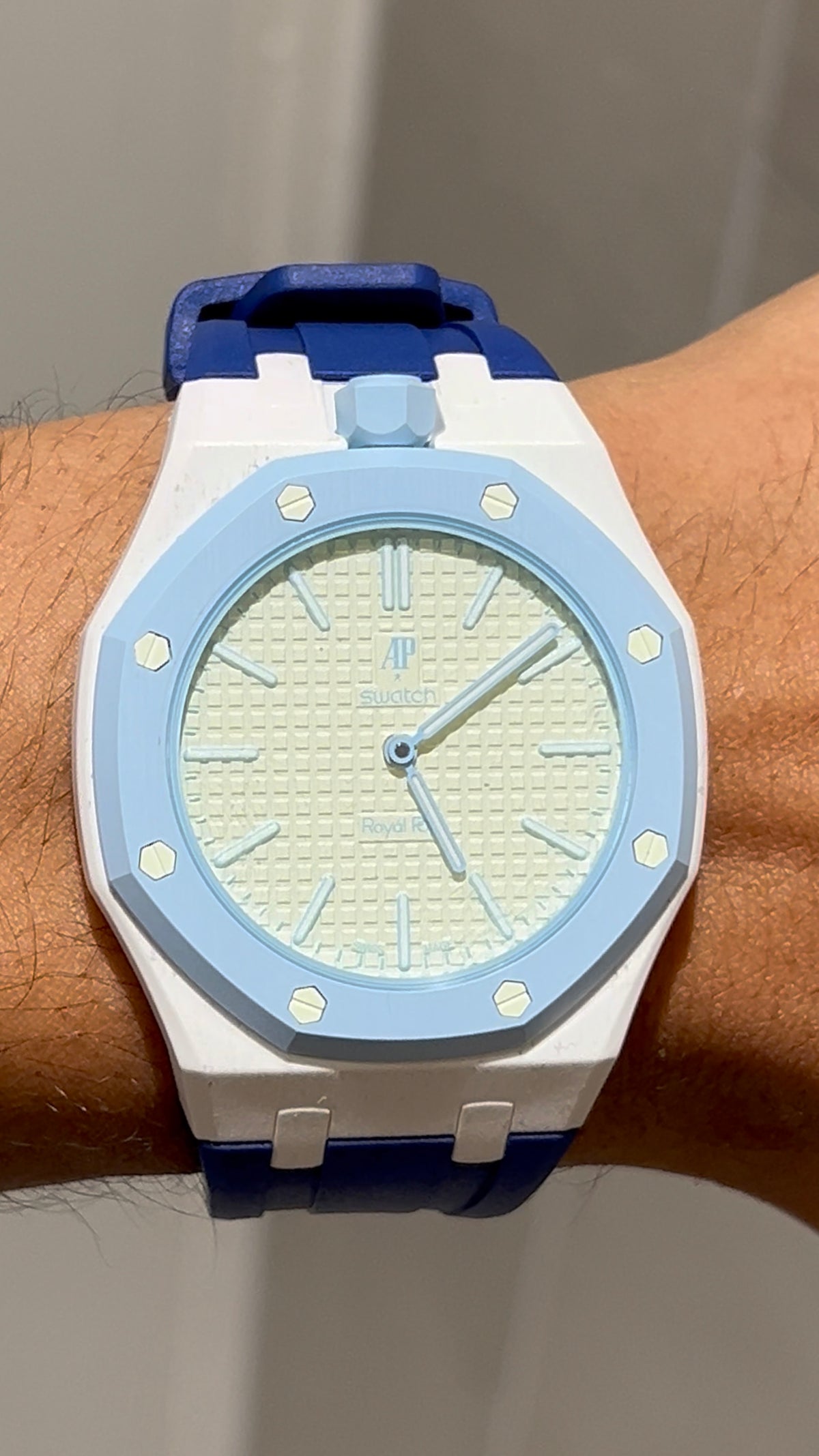 Swatch x Audemars Piguet "Racing Blue"