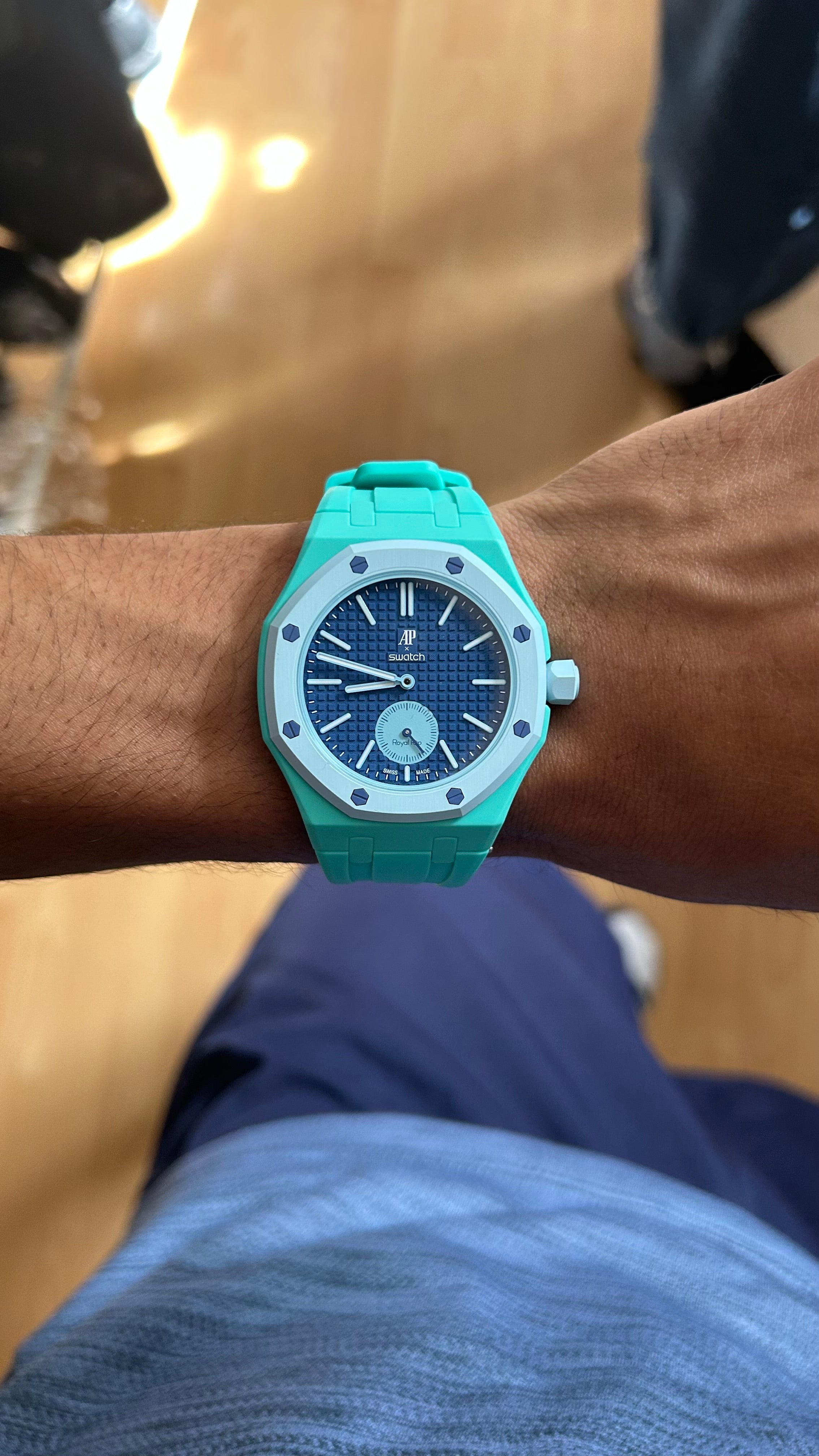 Swatch x Audemars Piguet "Blue Ice"