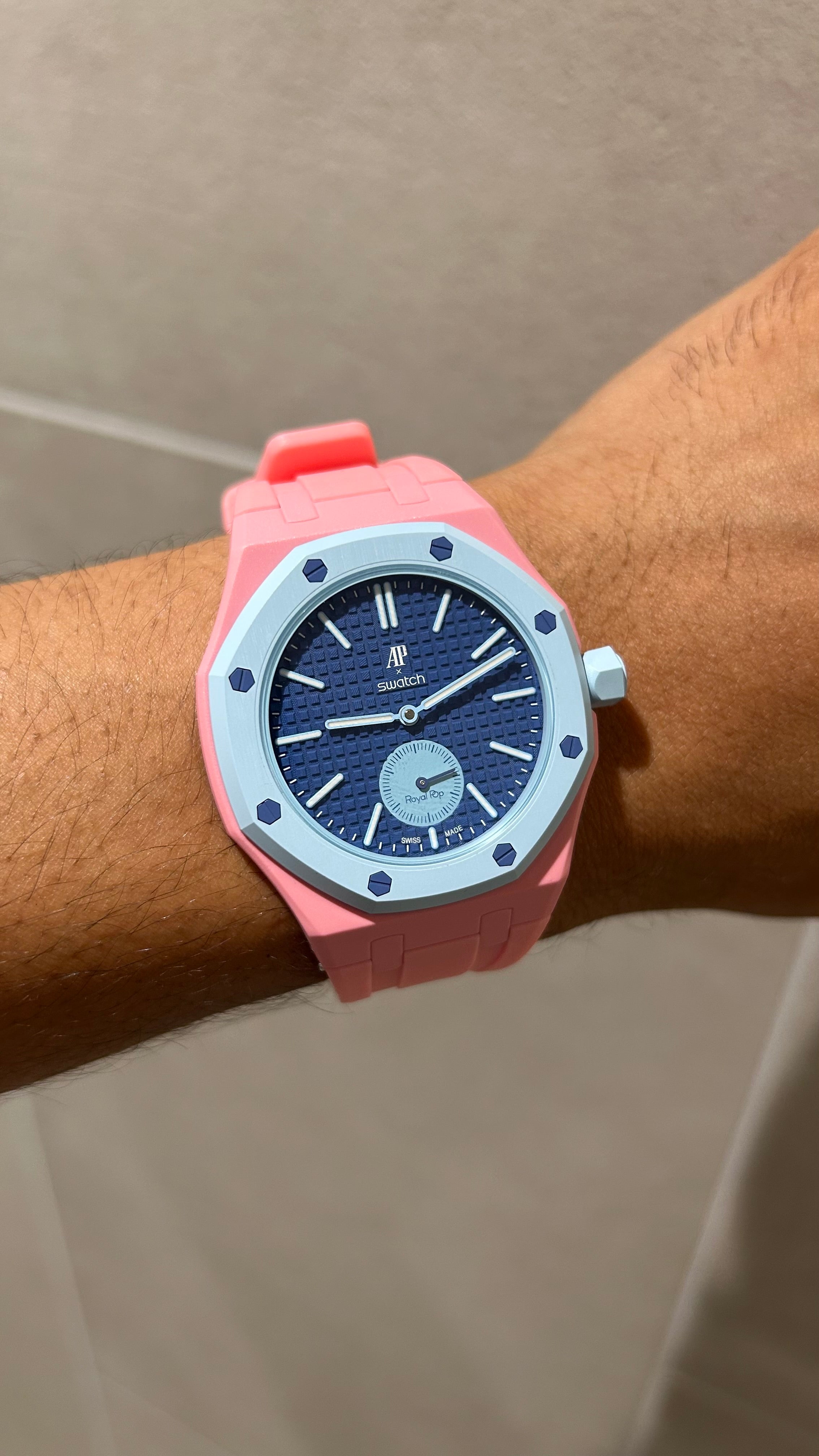 Swatch x Audemars Piguet "Bubblegum"