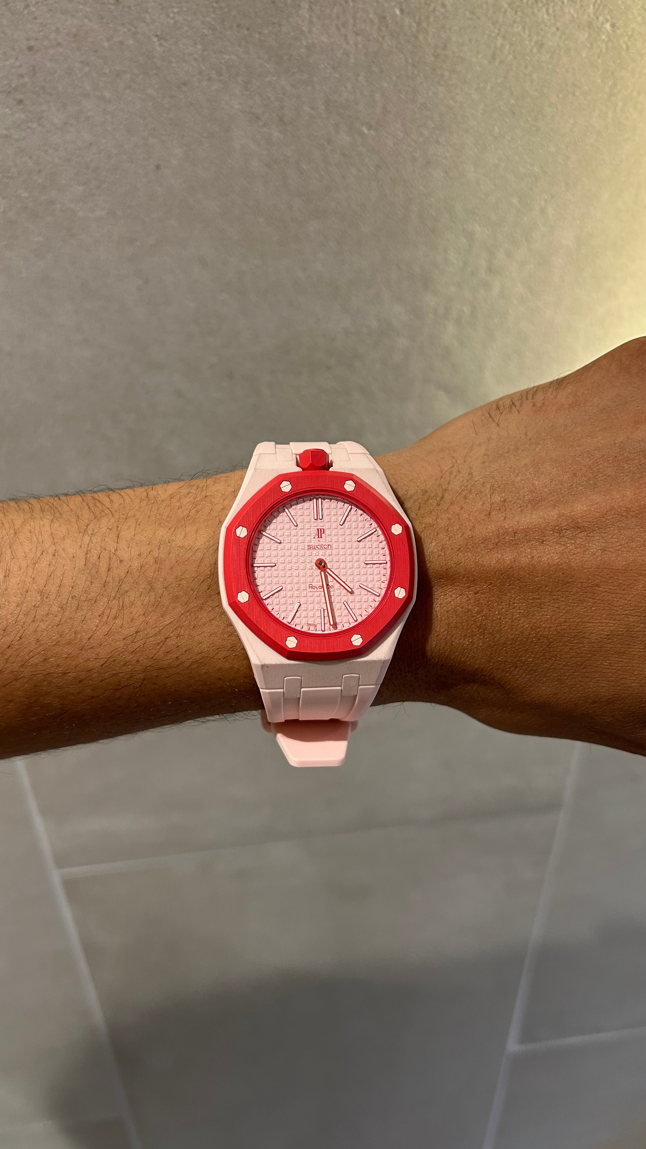 Swatch x Audemars Piguet "Strawberry"