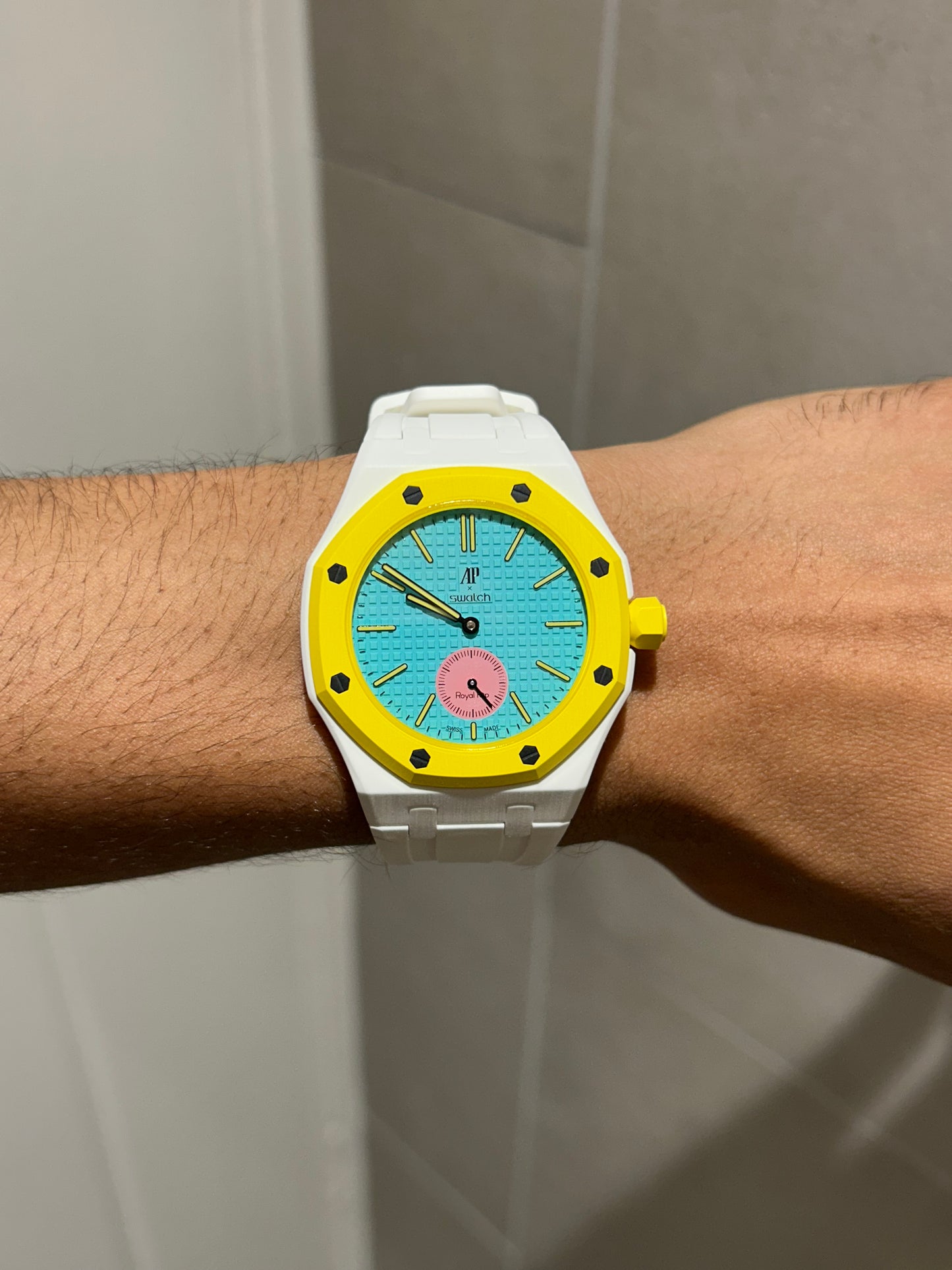 Swatch x Audemars Piguet "White Lotus"