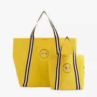 Selfridges Selection X Anya Hindmarch Logo-Print Canvas Tote Bag Set Small & Large