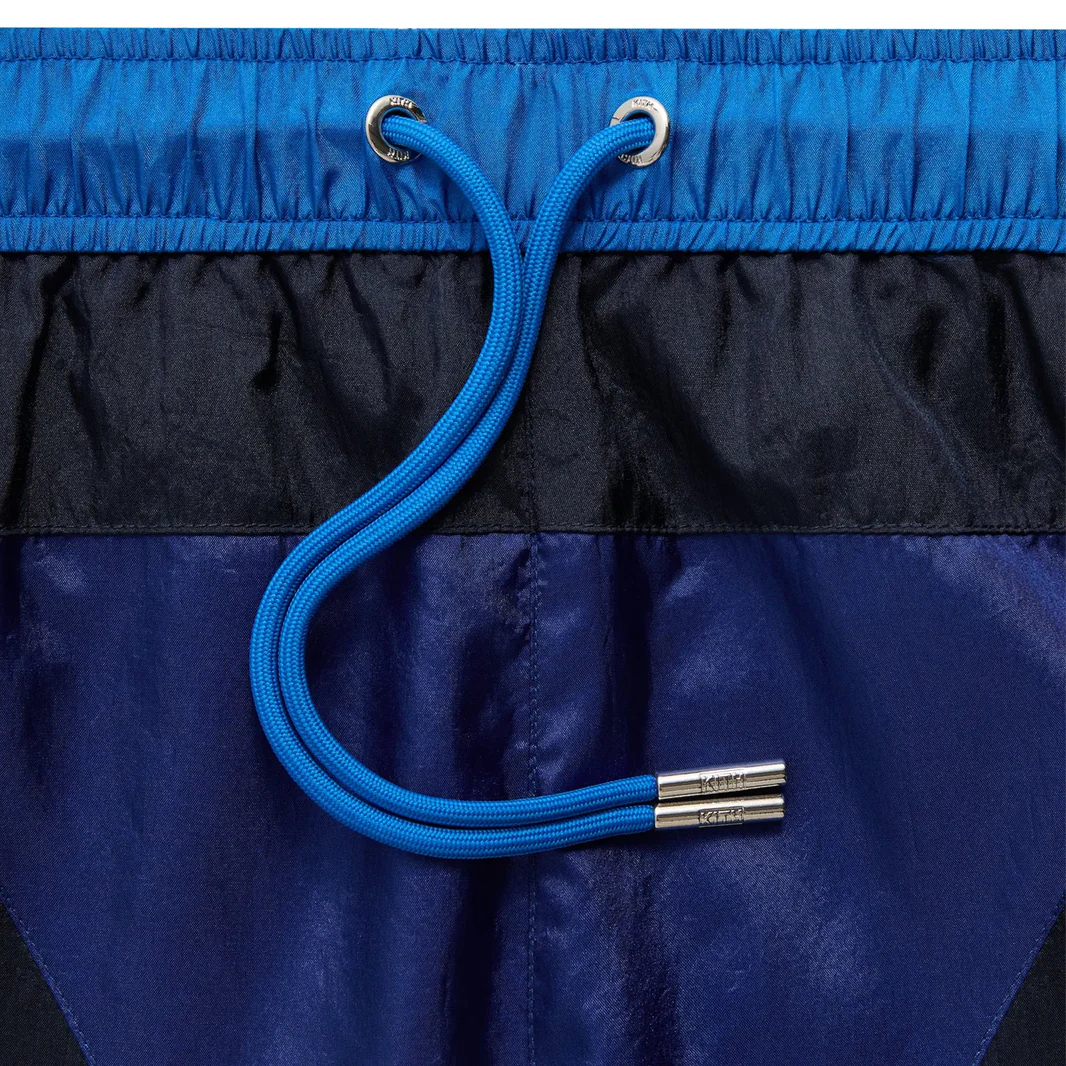 Kith Washed Nylon Turbo Layer Blue Shorts
