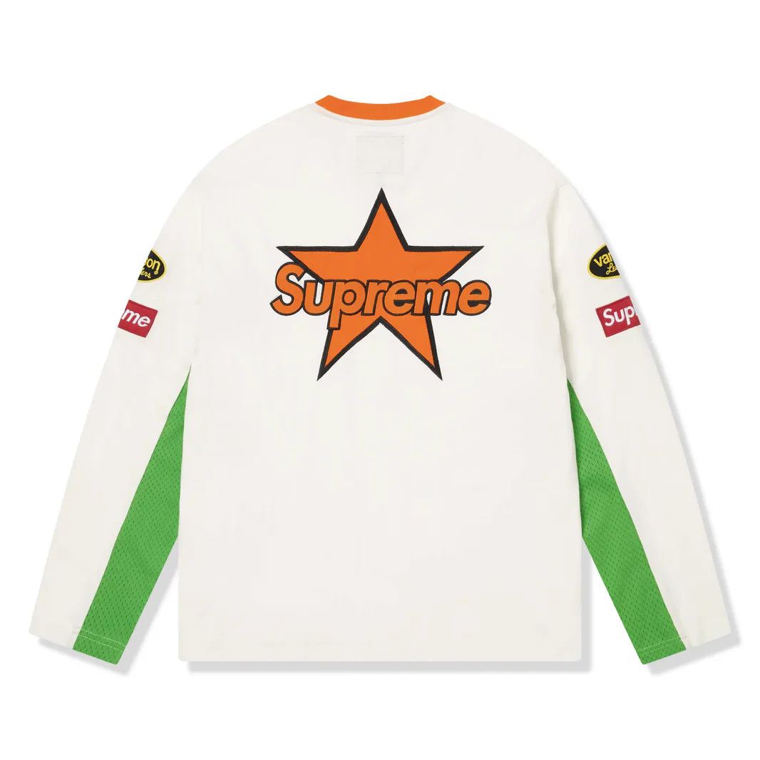 Supreme x Vanson L/S White Top (SS26)