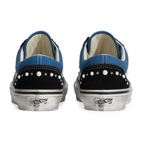 Vans Pearlised Navy Black Old Skool 36LX