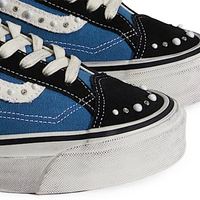 Vans Pearlised Navy Black Old Skool 36LX